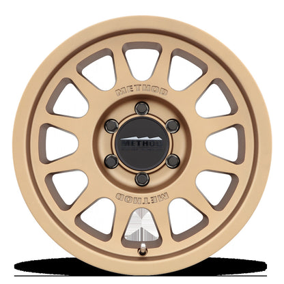 MR703 Bead Grip, 17x9, -12mm Offset Machined Clear Coat, Method Race Wheels