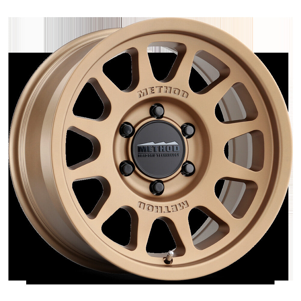MR703 Bead Grip, 17x9, -12mm Offset Machined Clear Coat, Method Race Wheels-1