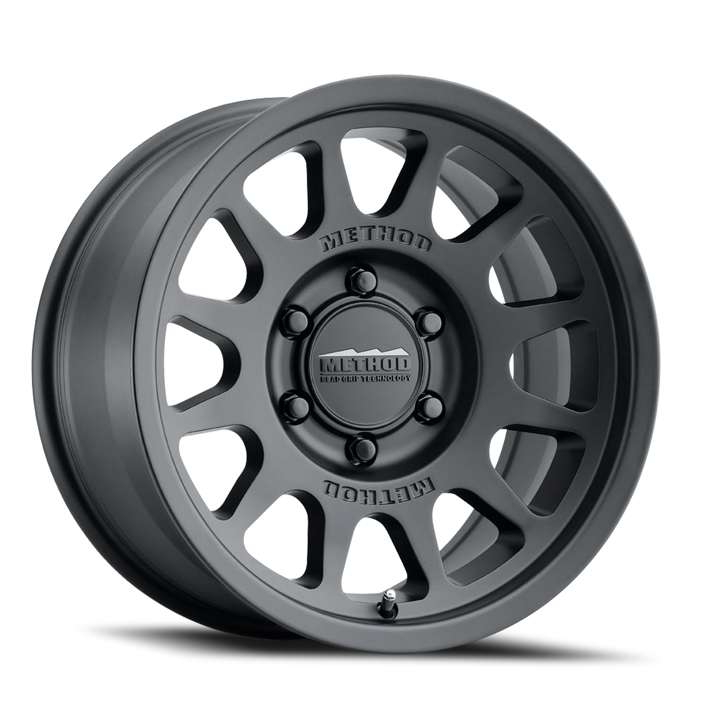 Aluminum 17x9 Bead Grip MR703 Matte Black MB Method Race Wheels-3