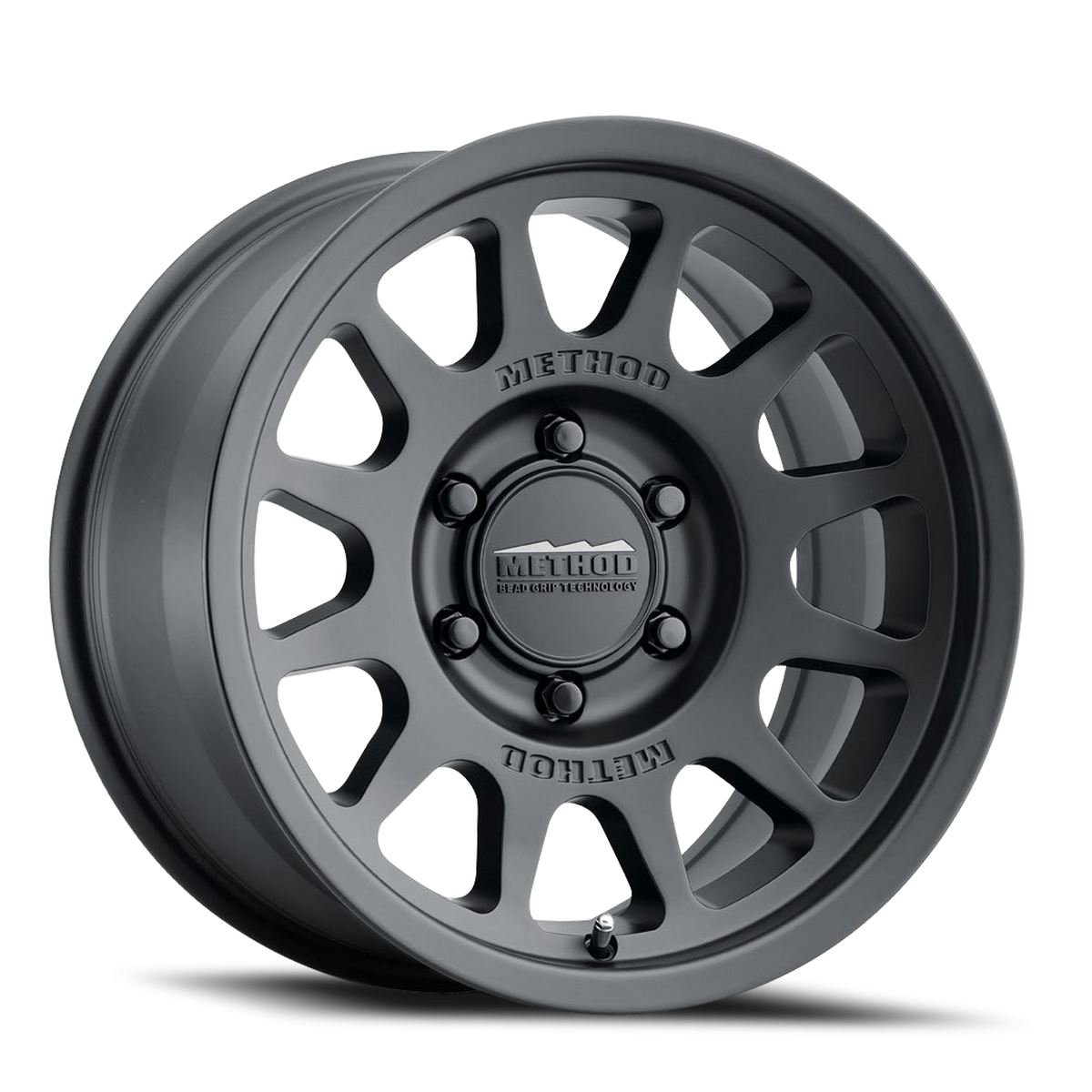 Aluminum 17x9 Bead Grip MR703 Matte Black MB Method Race Wheels-3