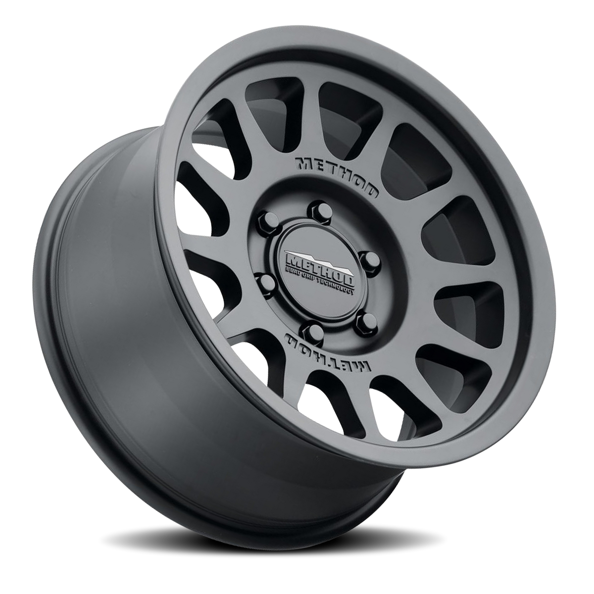 Aluminum 17x9 Bead Grip MR703 Matte Black MB Method Race Wheels-4