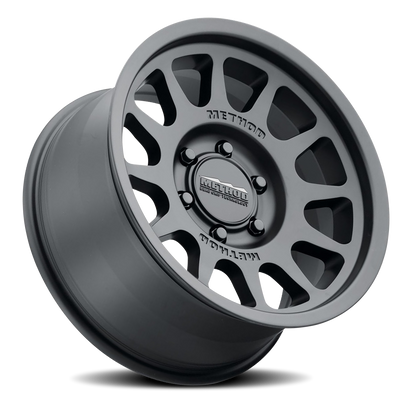 Aluminum 17x9 Bead Grip MR703 Matte Black MB Method Race Wheels-4