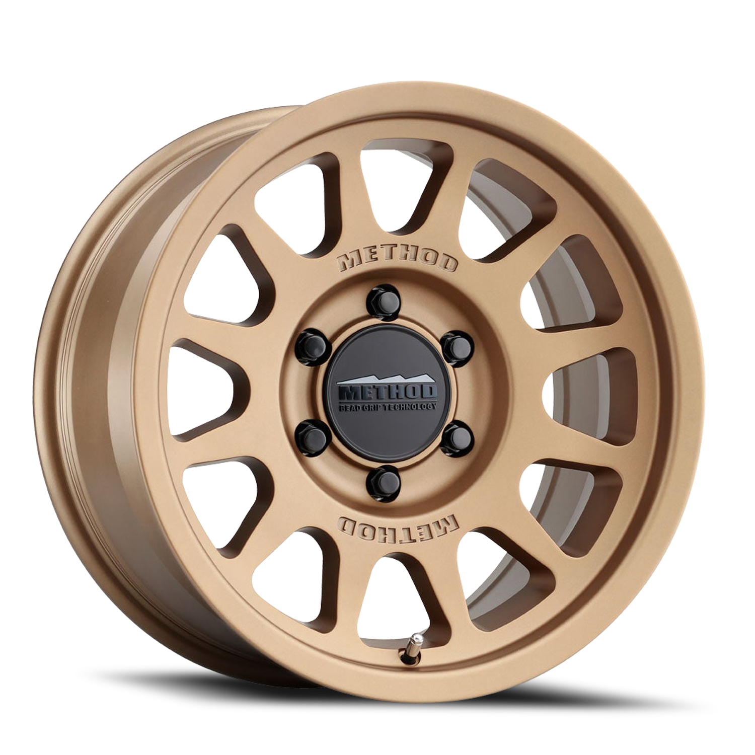 Aluminum 17x9 Bead Grip MR703 Bronze BRZ Method Race Wheels-3