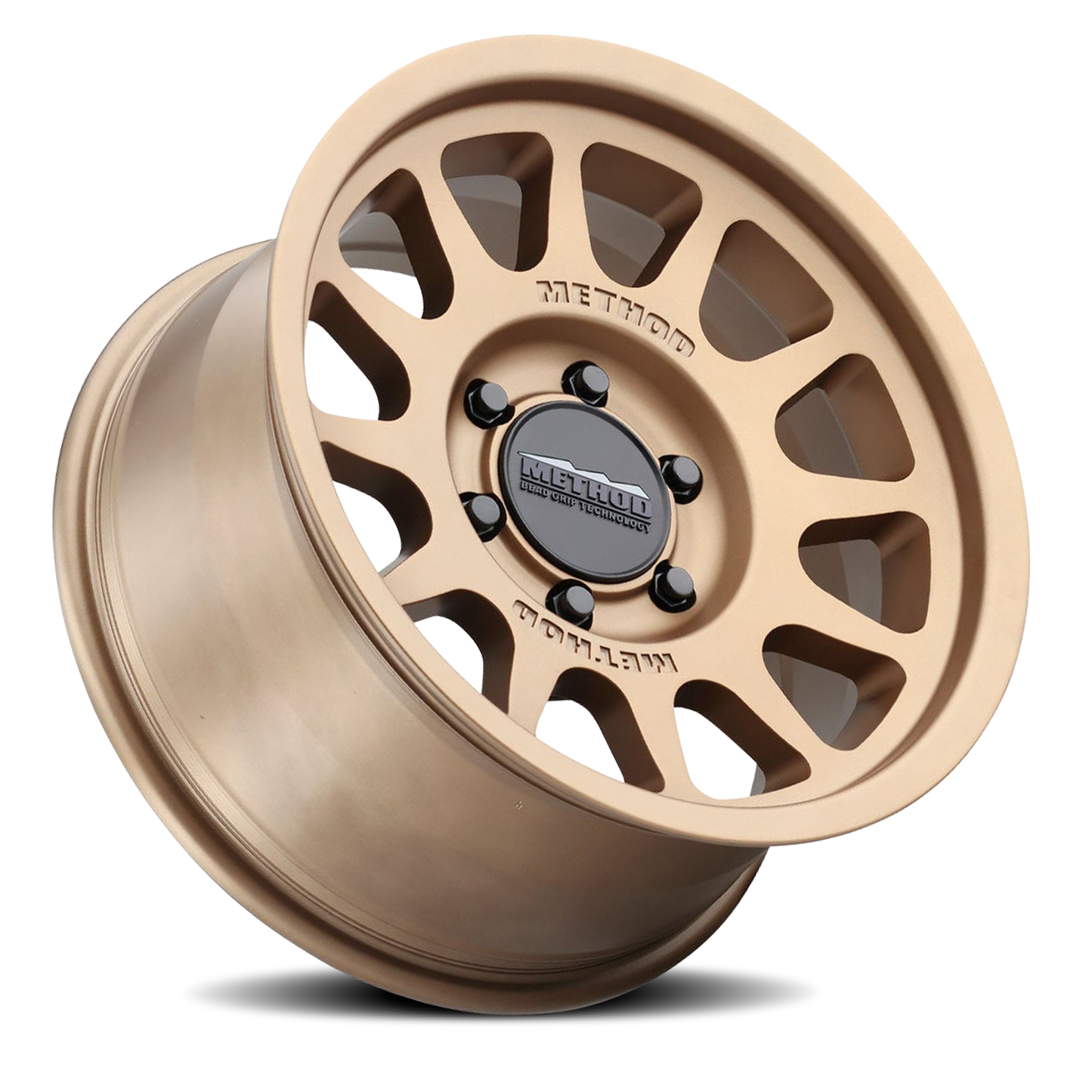 Aluminum 17x9 Bead Grip MR703 Bronze BRZ Method Race Wheels-4