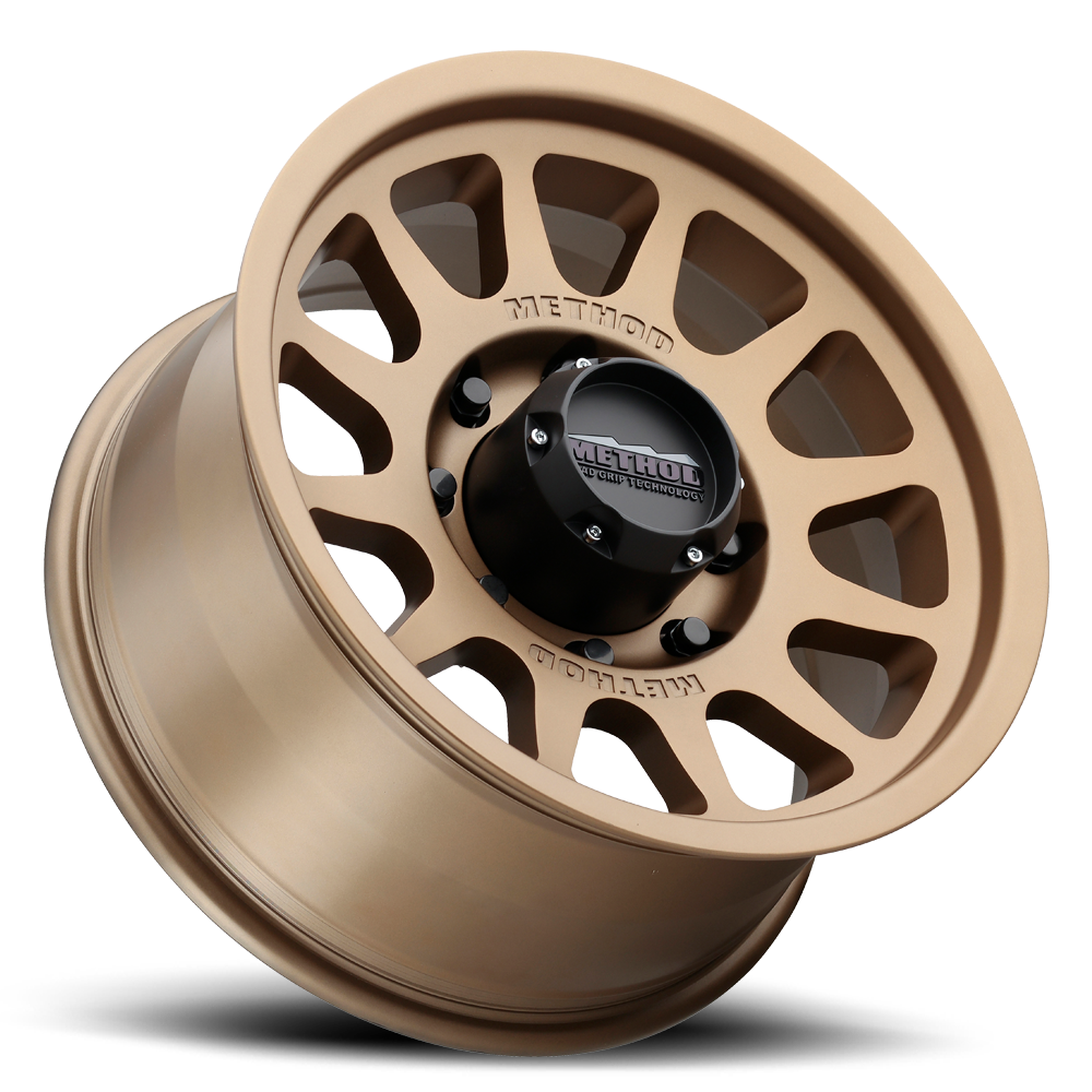 Aluminum 17x9 Bead Grip MR703 Bronze BRZ Method Race Wheels-1