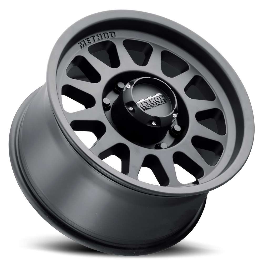 Aluminum 17x9 Bead Grip MR704 Matte Black MB Method Race Wheels-1
