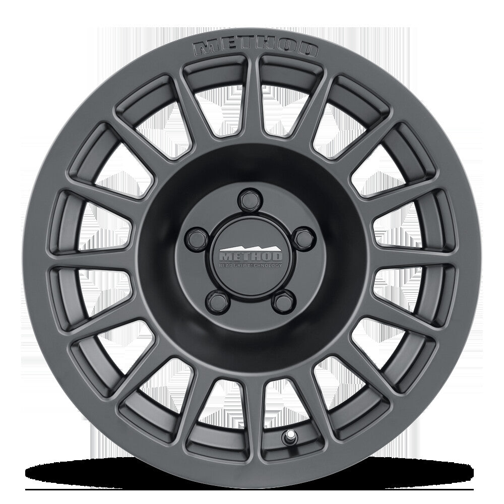 MR707 Bead Grip, 18x8.5, +38mm Offset, 5x120, 64.25mm Centerbore, Matte Black, Method Race Wheels