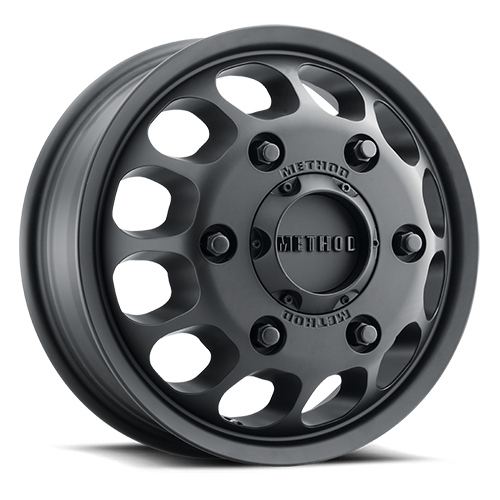 Aluminum 16x5.5 MR901 Dually Matte Black Method Race Wheels-3
