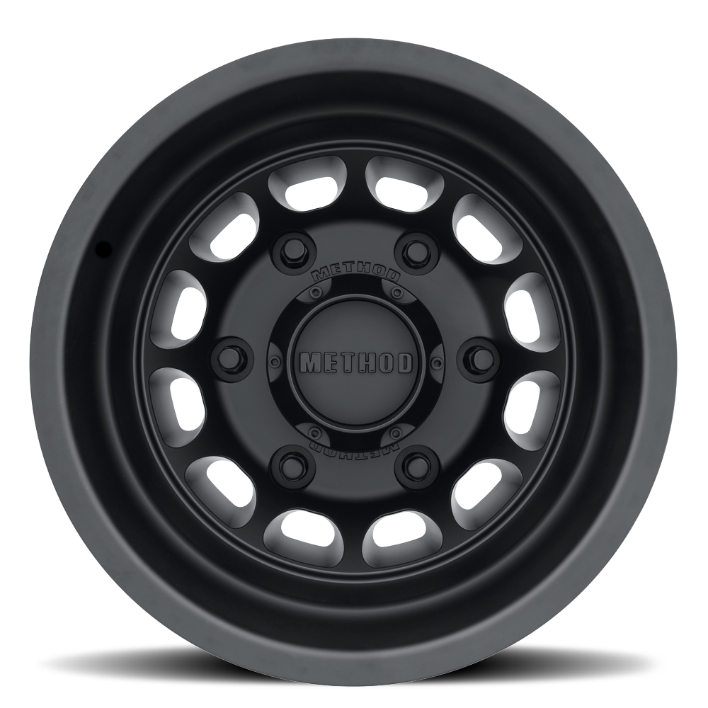Aluminum 16x5.5 MR901 Dually Matte Black Method Race Wheels-2