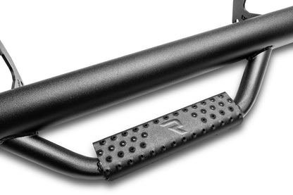 Nerf Step Bar Wheel-to-Wheel (2 Steps per Side) 3 Inch Main Tube Diameter 2004-2015 Nissan Armada Textured Black N Fab NFab