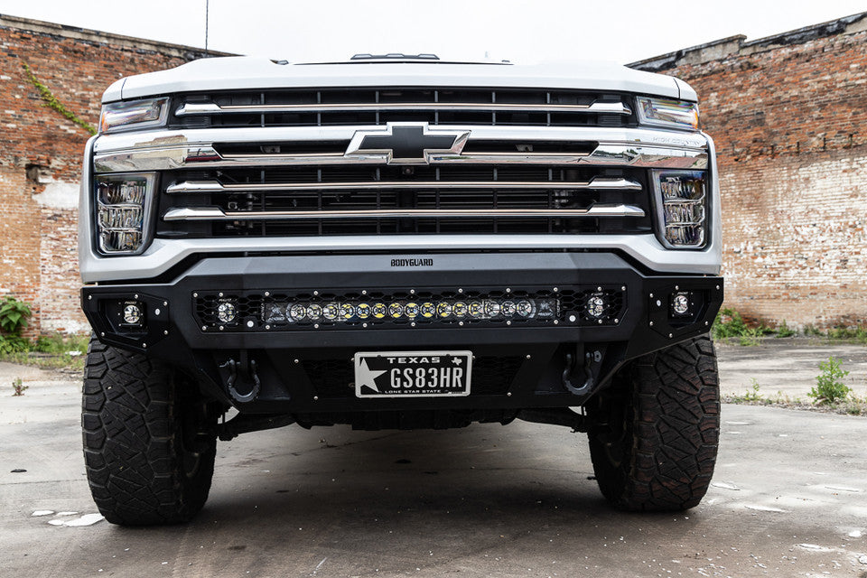 Freedom Front Bumper Base For 2020-2023 Silverado 2500/3500 HD Non-winch Bodyguard Bumpers-2