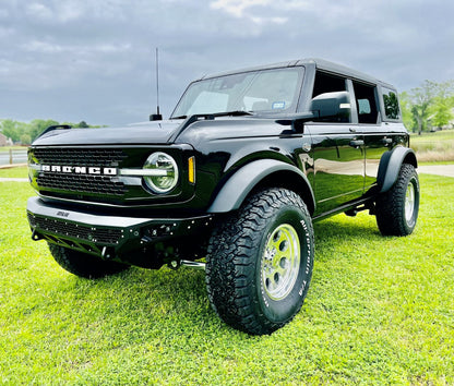 Freedom Front Bumper Base For 2021-2025 Ford Bronco Raptor Only Non Winch Sensor Cutouts Bodyguard Bumpers-6