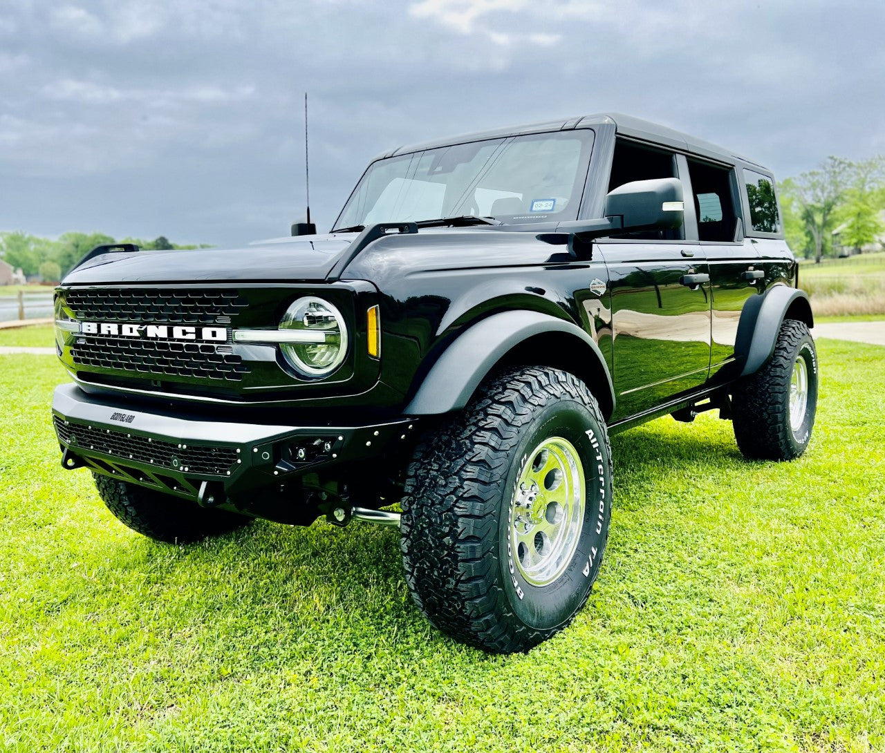 Freedom Front Bumper Base For 2021-2025 Ford Bronco Raptor Only Non Winch Sensor Cutouts Bodyguard Bumpers-2