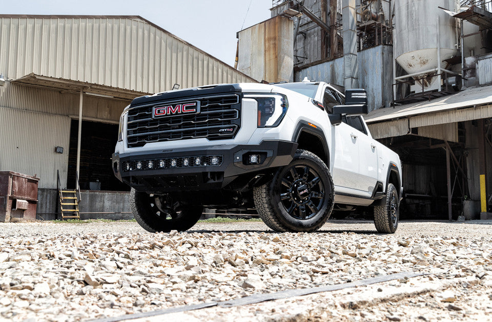 Freedom Front Bumper Base For 2024-2026 Sierra 2500/3500 HD Non-winch Bodyguard Bumpers-8