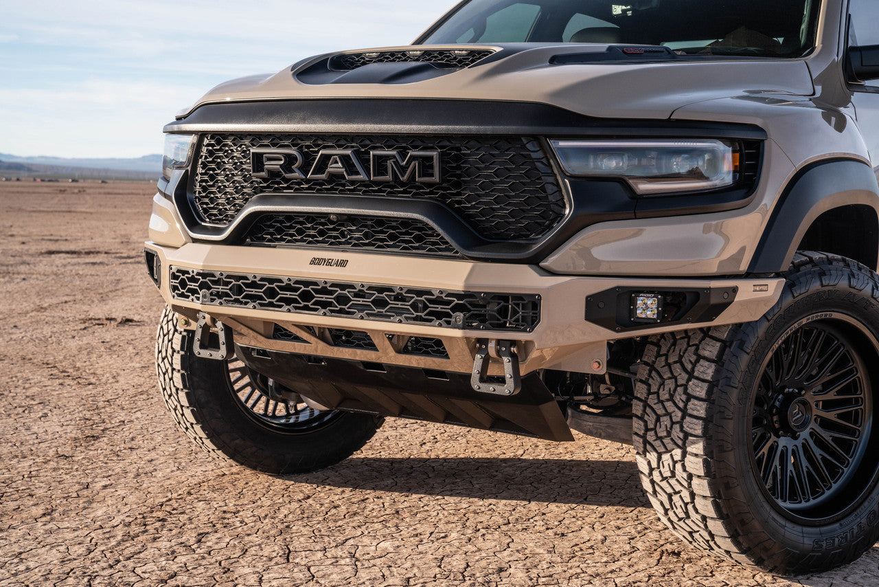Freedom Front Bumper Base For 2021-2024 Ram 1500 TRX Non-winch Sensor Cutouts Bodyguard Bumpers-4