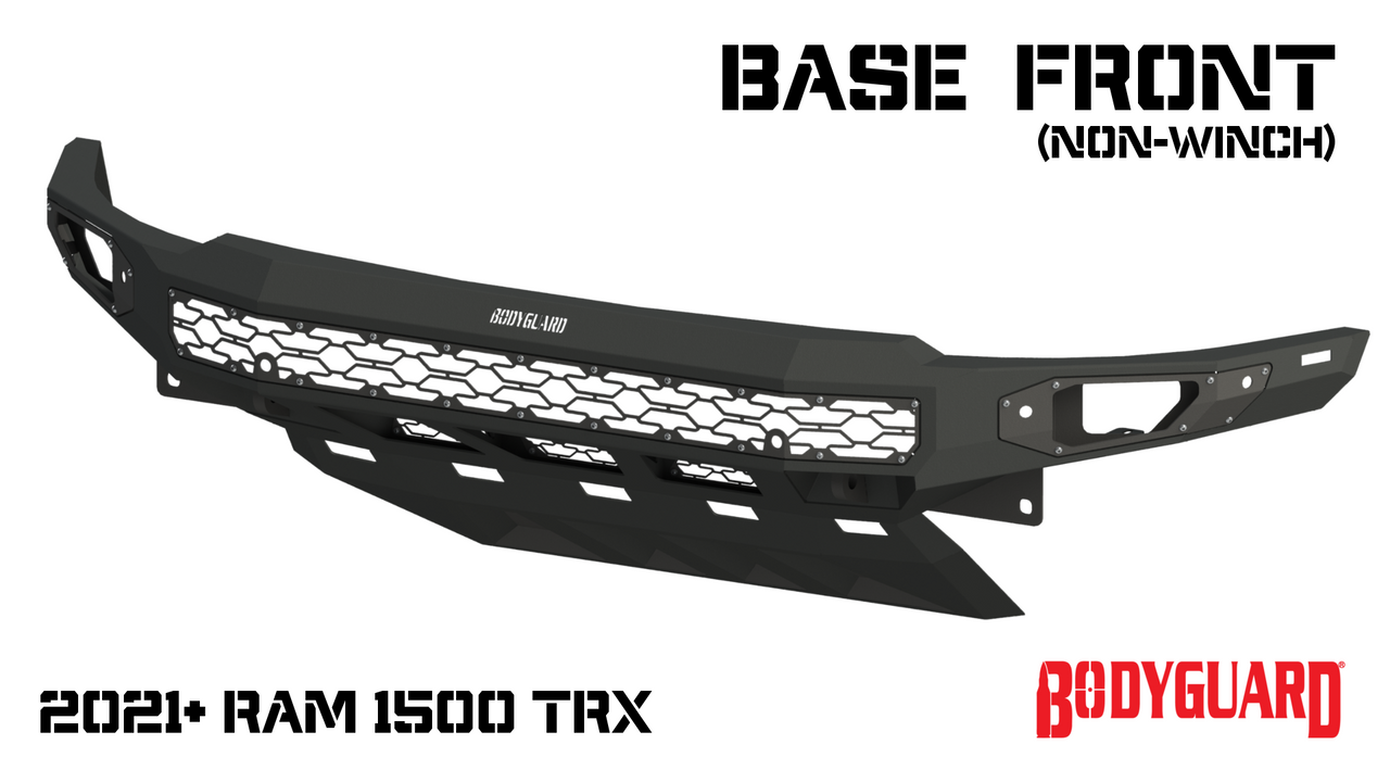 Freedom Front Bumper Base For 2021-2024 Ram 1500 TRX Non-winch Sensor Cutouts Bodyguard Bumpers