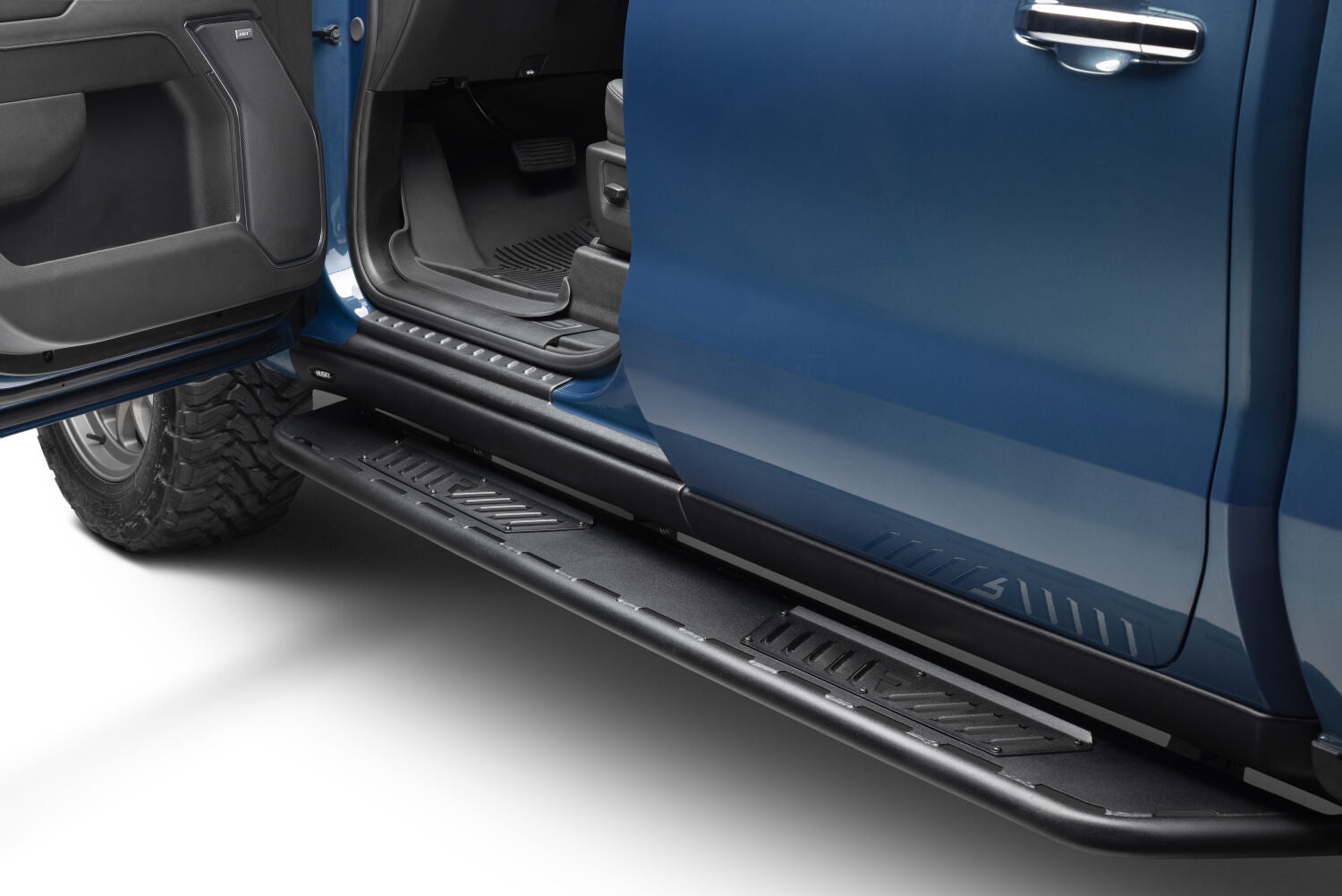 Roan Running Board Cab Length (2 Steps per Side) 2019 (New Body Style)-2015-2020 Chevrolet Tahoe|2015-2020 GMC Yukon Textured Black NFab-3