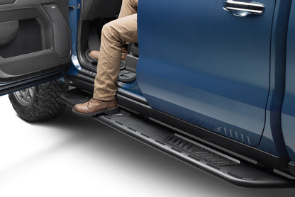 Roan Running Board Cab Length (2 Steps per Side) 2019 (New Body Style)-2015-2020 Chevrolet Tahoe|2015-2020 GMC Yukon Textured Black NFab-4