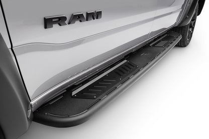 Roan Running Boards Cab Length (2 Steps per Side) 2015.5-2018 (2019-2024 Classic) Ram 15000/2019-2025 2500/3500 Crew Cab Textured Black NFab-2