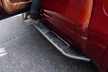 Roan Running Board Cab Length (2 Steps per Side) 2019-2025 (New Body Style) Ram 1500 Crew Cab Textured Black NFab-3