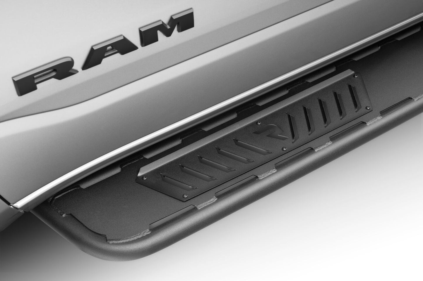 Roan Running Board Cab Length (2 Steps per Side) 2019-2025 (New Body Style) Ram 1500 Crew Cab Textured Black NFab-6