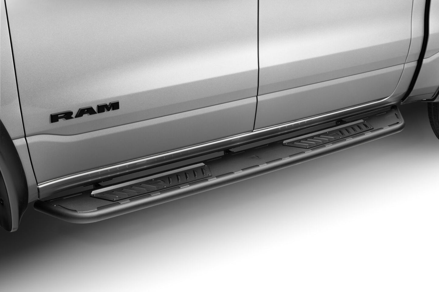 Roan Running Board Cab Length (2 Steps per Side) 2019-2025 (New Body Style) Ram 1500 Crew Cab Textured Black NFab-8