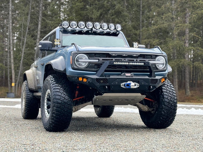 Freedom Front Bumper Baja For 2021-2025 Ford Bronco Non Winch Sensor Cutouts Bodyguard Bumpers-15