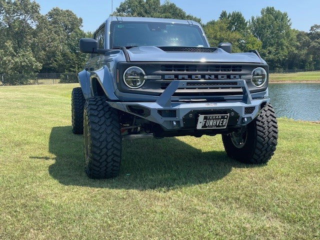 Freedom Front Bumper Baja For 2021-2025 Ford Bronco Non Winch Sensor Cutouts Bodyguard Bumpers-2