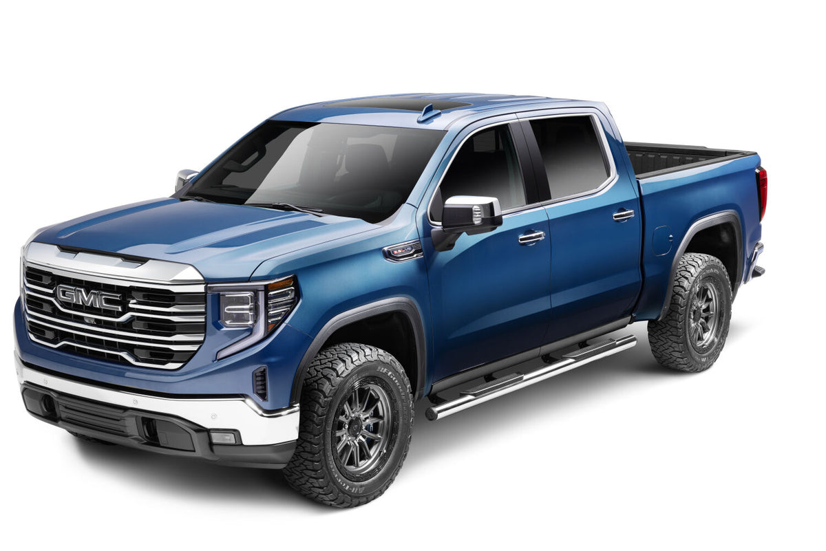 Traxio 3 Inch Nerf Bars 19-26 GM Silverado/Sierra 1500 20-26 GM Silverado/Sierra 2500/3500 N Fab NFab-46