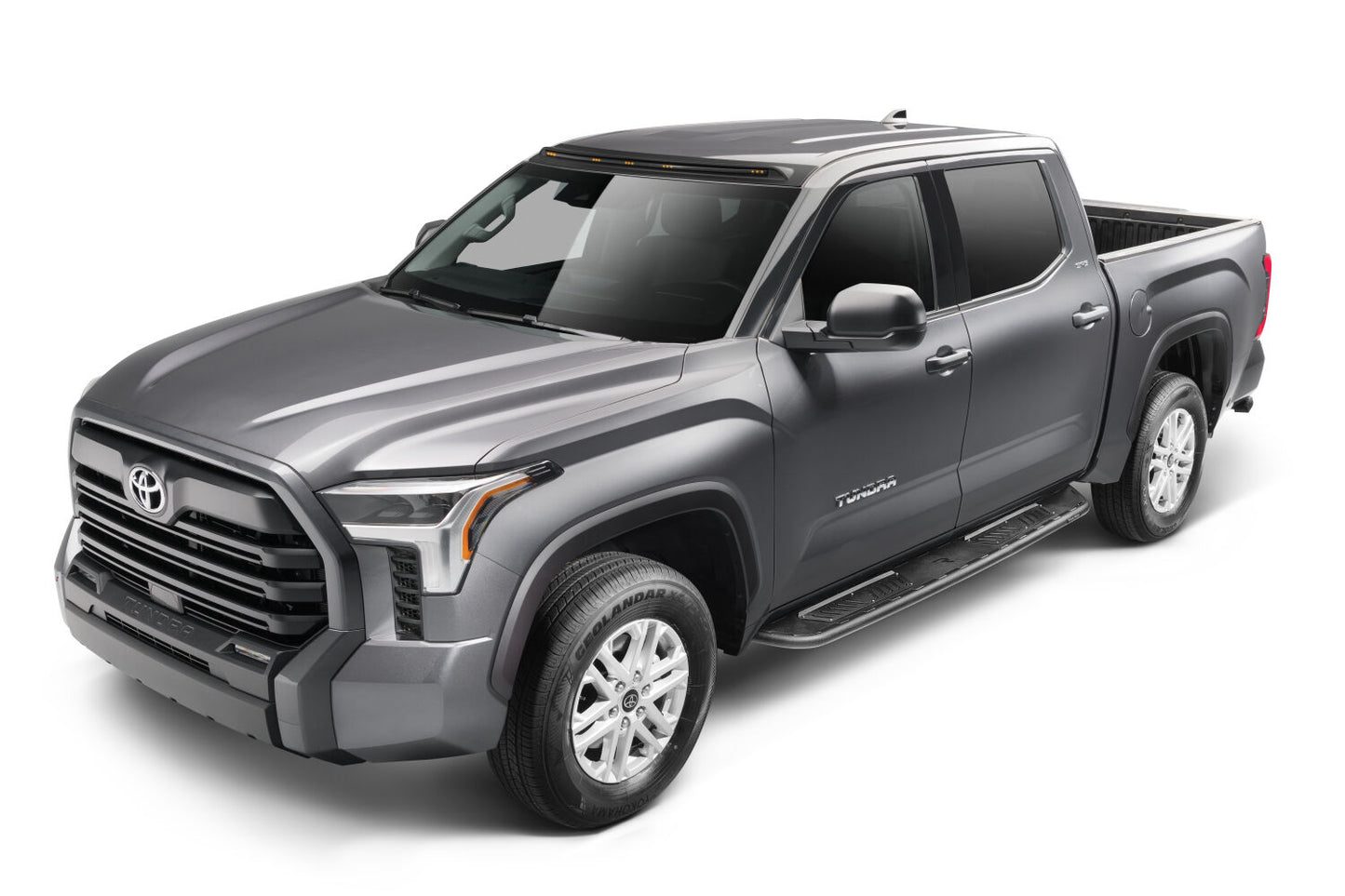 Roan Running Boards Cab Length (2 Steps per Side) 2022-2025 Toyota Tundra CrewMax Textured Black NFab-2