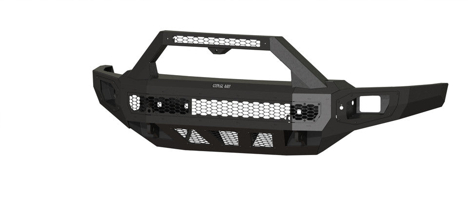 Freedom Front Bumper Sport For 2024-2026 Silverado 2500/3500 HD Non-winch No Sensor Cutouts Without Mesh Grill Bodyguard Bumpers-2