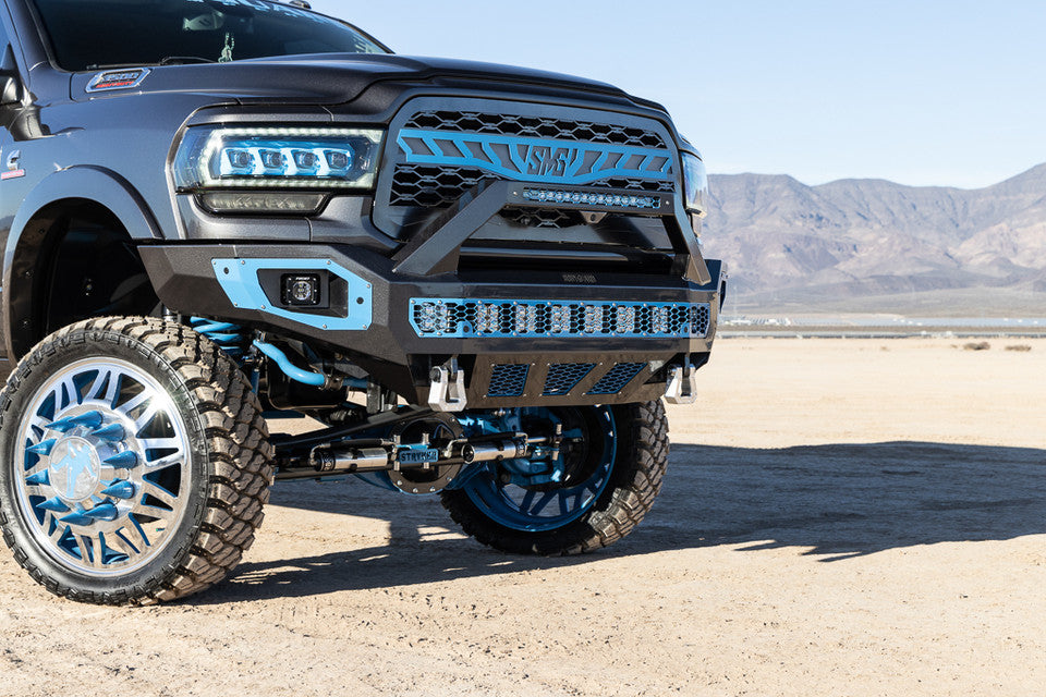Freedom Front Bumper Sport For 2019-2026 Ram 2500/3500 HD Non-winch No Sensor Cutouts Without Mesh Grill Bodyguard Bumpers-8
