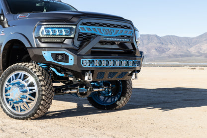 Freedom Front Bumper Sport For 2019-2026 Ram 2500/3500 HD Non-winch No Sensor Cutouts Without Mesh Grill Bodyguard Bumpers-5