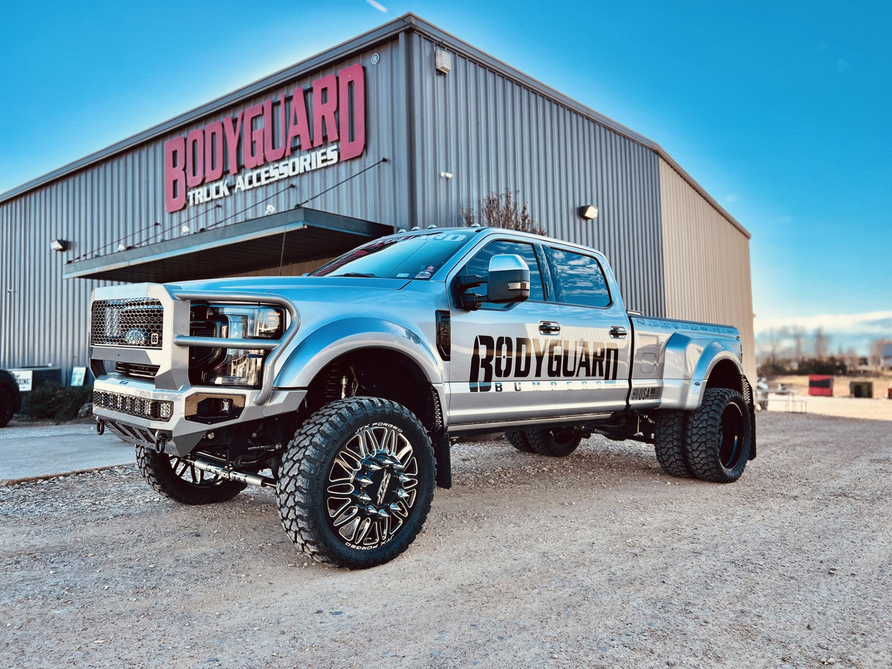 Freedom Front Bumper Extreme For 2017-2022 Ford F250/350 Superduty Non-winch With Mesh Grill Bodyguard Bumpers-3