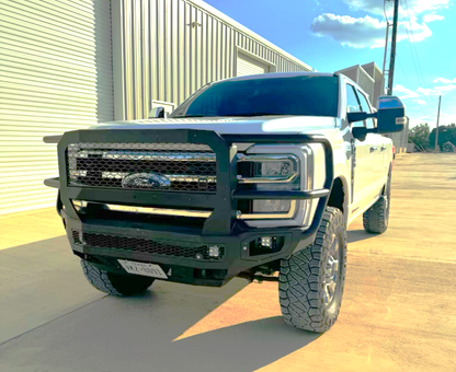 Freedom Front Bumper Extreme For 2023-2026 Ford F250/350 Superduty Non-winch Sensor Cutouts With Mesh Grill Bodyguard Bumpers-10