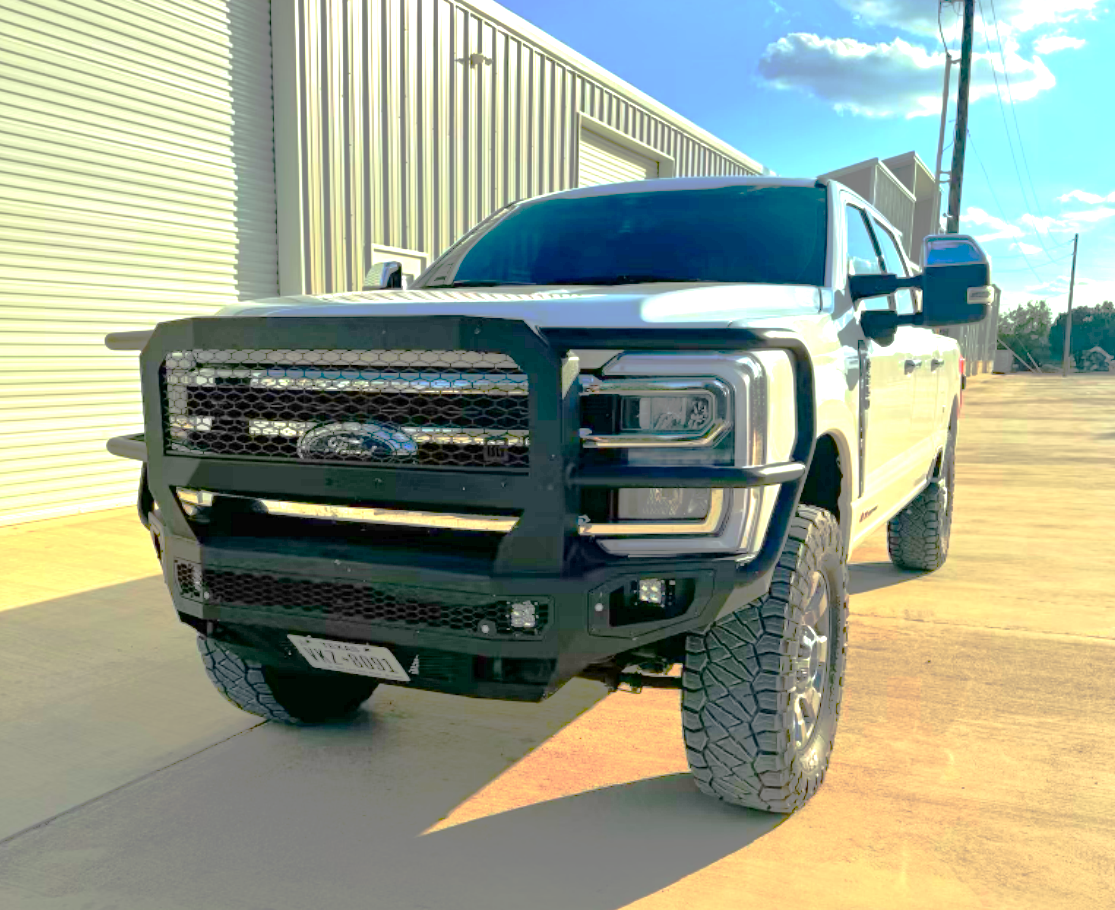 Freedom Front Bumper Extreme For 2023-2026 Ford F250/350 Superduty Non-winch Sensor Cutouts With Mesh Grill Bodyguard Bumpers-7
