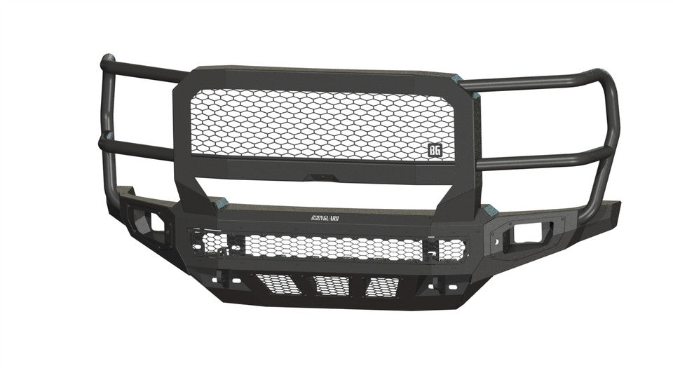 Freedom Front Bumper Extreme For 2023-2026 Ford F550 Superduty Non-winch No Sensor Cutouts With Mesh Grill Bodyguard Bumpers-4