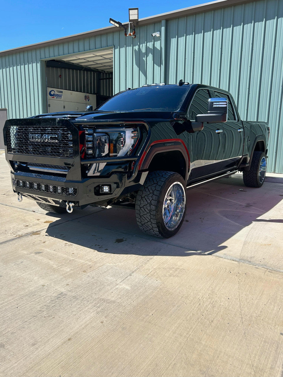 Freedom Front Bumper Extreme For 2024-2026 Sierra 2500/3500 HD Non-winch No Sensor Cutouts Bodyguard Bumpers-11