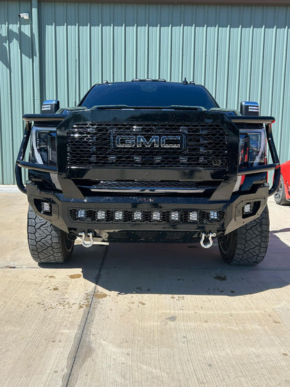 Freedom Front Bumper Extreme For 2024-2026 Sierra 2500/3500 HD Non-winch No Sensor Cutouts Bodyguard Bumpers-2