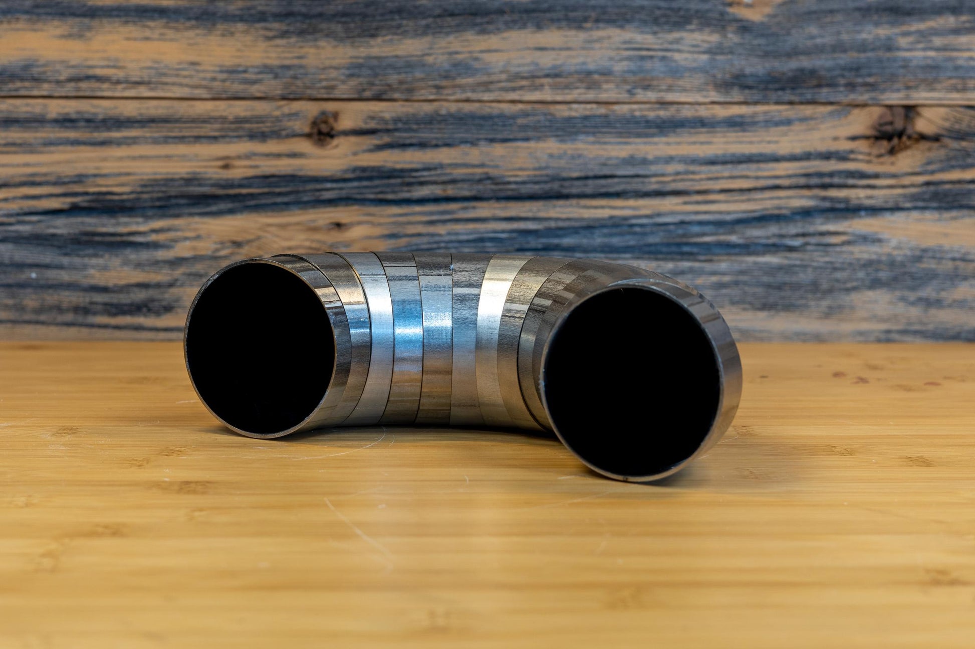 Universal T304 Stainless Steel 3 Inch Diameter 180 Degree Pie Cut Kit MBRP-2