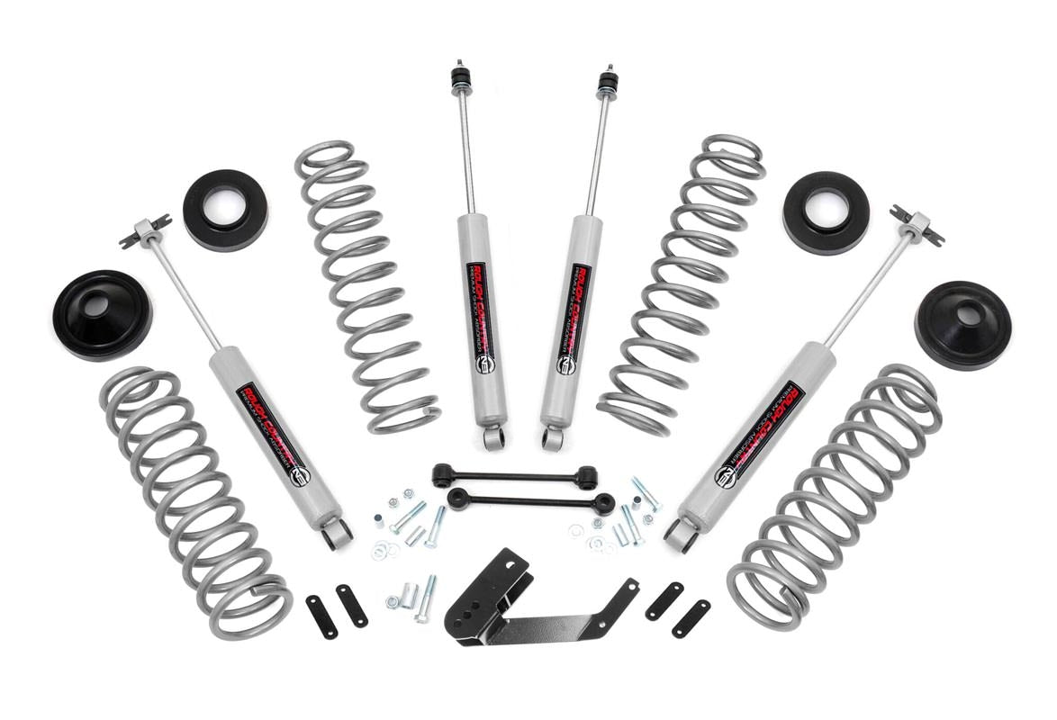 3.25 Inch Jeep Suspension Lift Kit 07-18 Wrangler JK Rough Country-1
