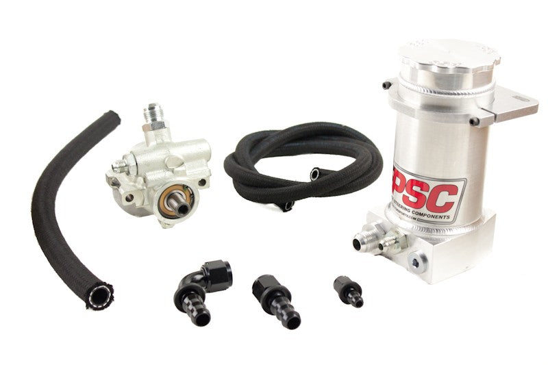 Power Pump and Remote Reservoir Kit Type II TC Pump 6AN Press 10AN Feed PSC Steering