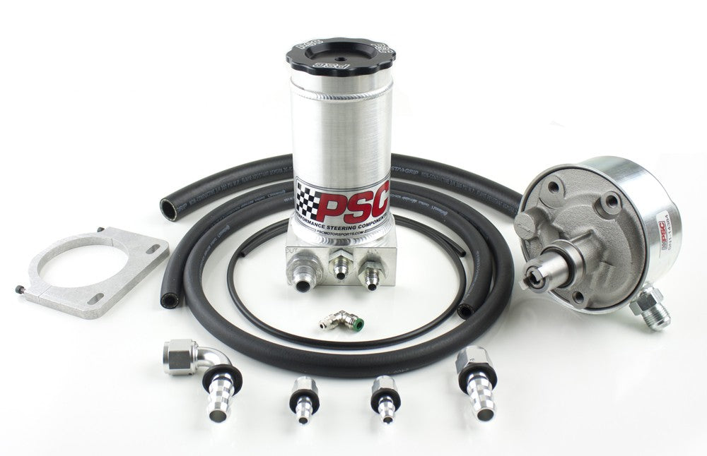 PSC Steering Remote-Fill Power Steering Pump and Remote Reservoir Kit, 1994-2002 Dodge Cummins PSC Performance Steering Components