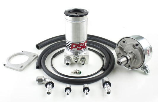 PSC Steering Remote-Fill Power Steering Pump and Remote Reservoir Kit, 1994-2002 Dodge Cummins PSC Performance Steering Components