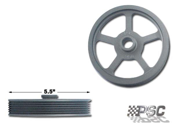 Power Pump Pulley, Serpentine Performance Components PSC Steering-5