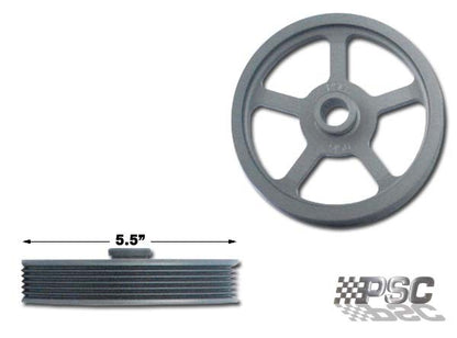 Power Pump Pulley, Serpentine Performance Components PSC Steering-5