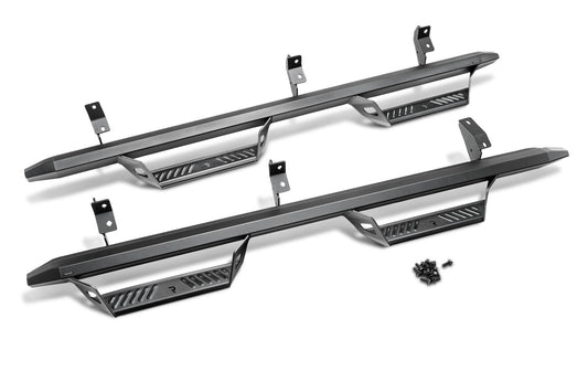 Predator Pro Cab Length (2 Steps per Side) 2019 (New Body Style)-2026 Chevy Silverado/GMC Sierra 1500/2020-2026 2500 HD/3500 HD Crew Cab Textured Black N Fab NFab