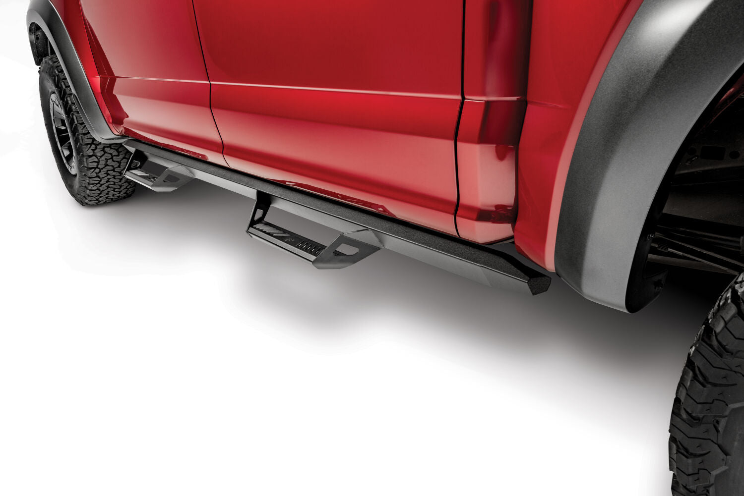 Predator Pro Cab Length (2 Steps per Side) 2015-2025 Ford F-150/17-25 Raptor/22-25 Lightning SuperCrew Textured Black NFab-2