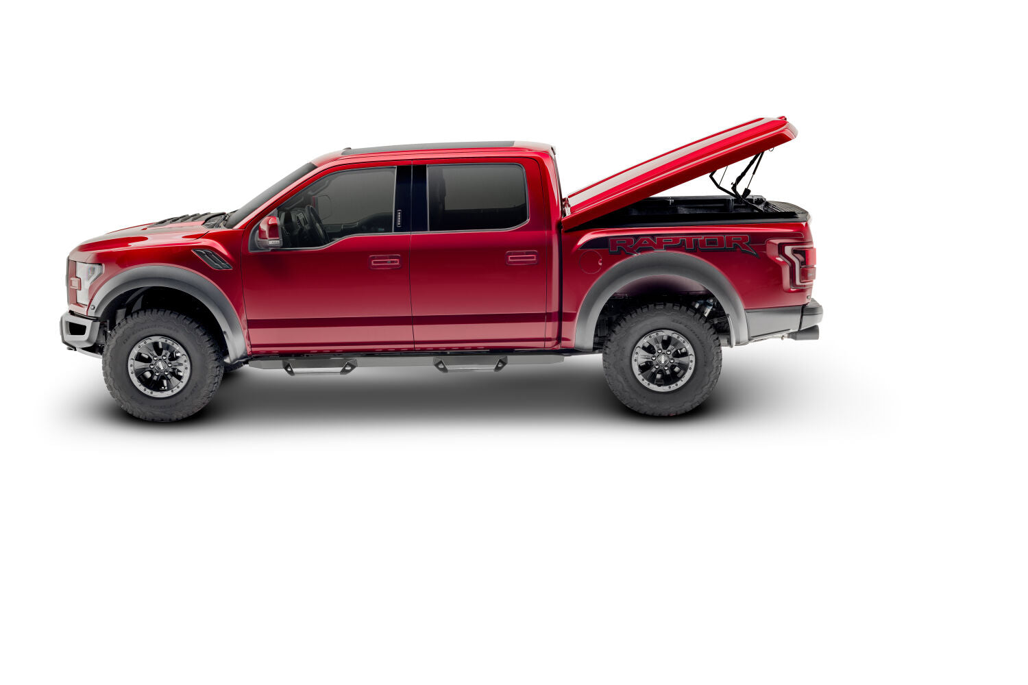 Predator Pro Cab Length (2 Steps per Side) 2015-2025 Ford F-150/17-25 Raptor/22-25 Lightning SuperCrew Textured Black NFab-6