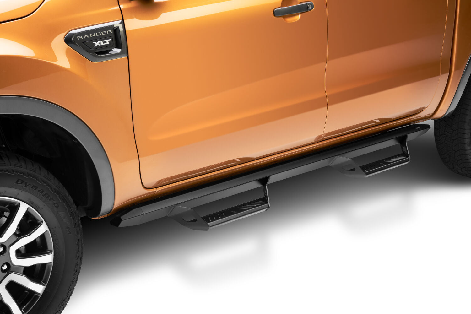 Predator Pro Cab Length (2 Steps per Side) 2019-2026 Ford Ranger SuperCrew Textured Black NFab-1